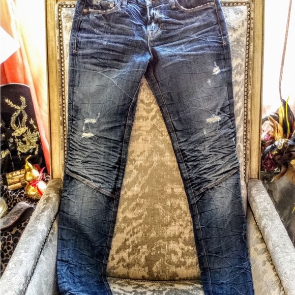 Cult of Individuality Moto Mid Rise Skinny Jeans - Picture 2 of 10